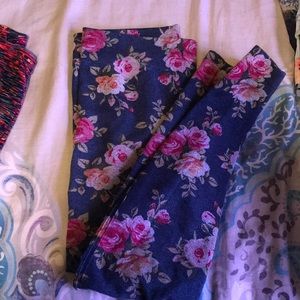 Floral leggings